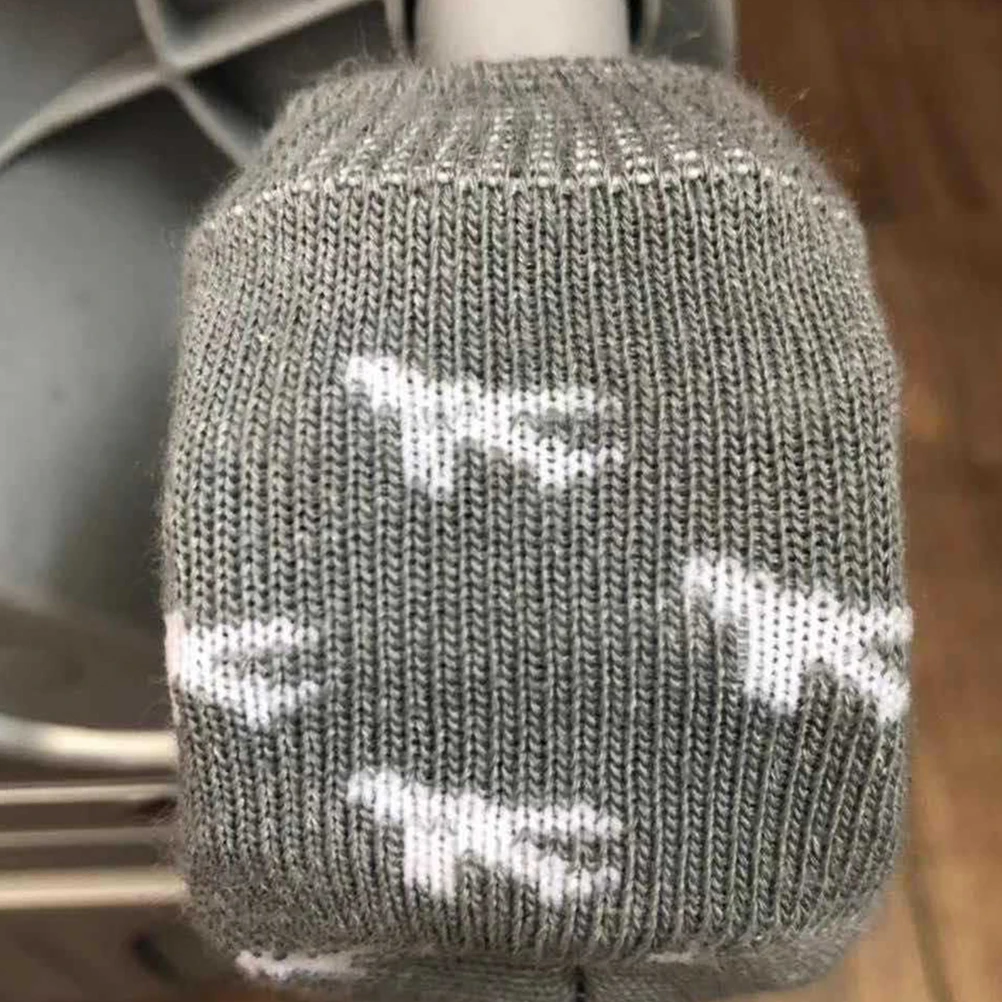 

4Pcs Trolley Wheel Cover Cotton Nonslip Chair Foot Cover Easy Install Chair Leg Floor Protector Compatible with Wheelchairs