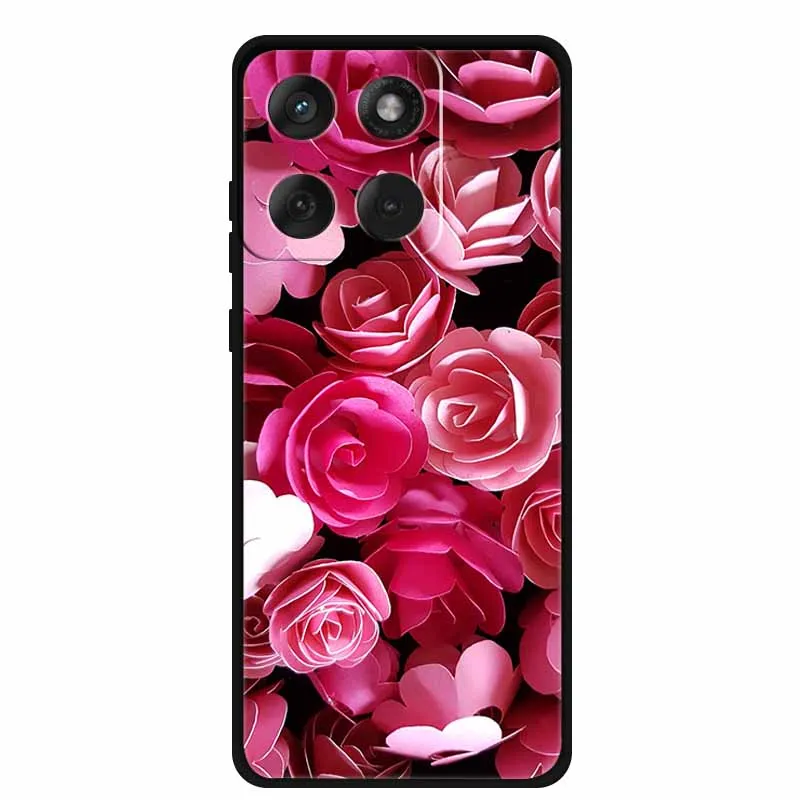 حافظة لهاتف موتورولا إيدج 60 60s 5G 60 برو غطاء هاتف أسود من السيليكون حافظات هاتف ناعمة لهاتف موتو إيدج 60 فيوجن شيلد كوكيه فوندا #4