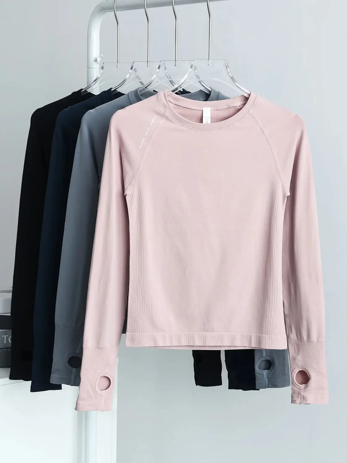 Damen Outdoor-Sportshirt Yoga-Bekleidung Fitness-T-Shirt Lauf-Workout-Oberteil T-Shirt Damen-Sportbekleidung Trainingskleidung Fitnessstudio-Kleidung – Detail 11