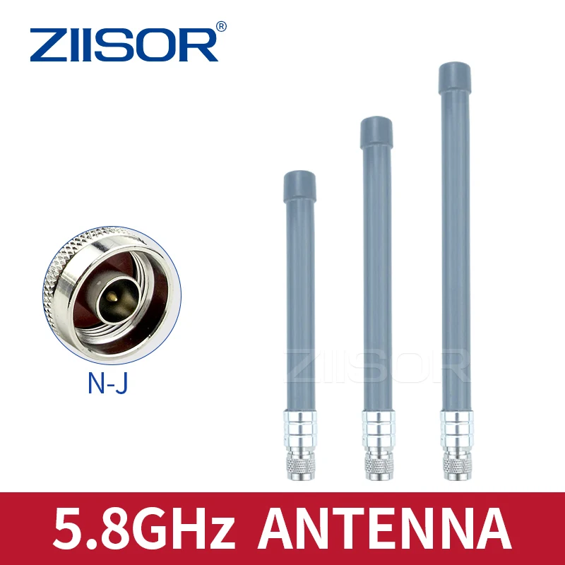 5.8GHz Antenna for WiFi Wireless Commnunication Glass Fiber Waterproof N male 10 dBi 5800MHz 5.8 GHz Aerial