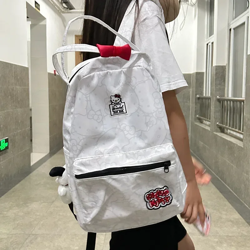 Sac d\'école Hello Kitty SR pour fille, style collège, correspondance des couleurs, Sanurgente, collège, lycéen