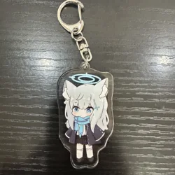 Cute Cartoon Anime Blue Archive Figures Hayase Yūka Sunaōkami Shiroko Takanashi Hoshino Cosplay Acrylic Keychains Fans Gifts