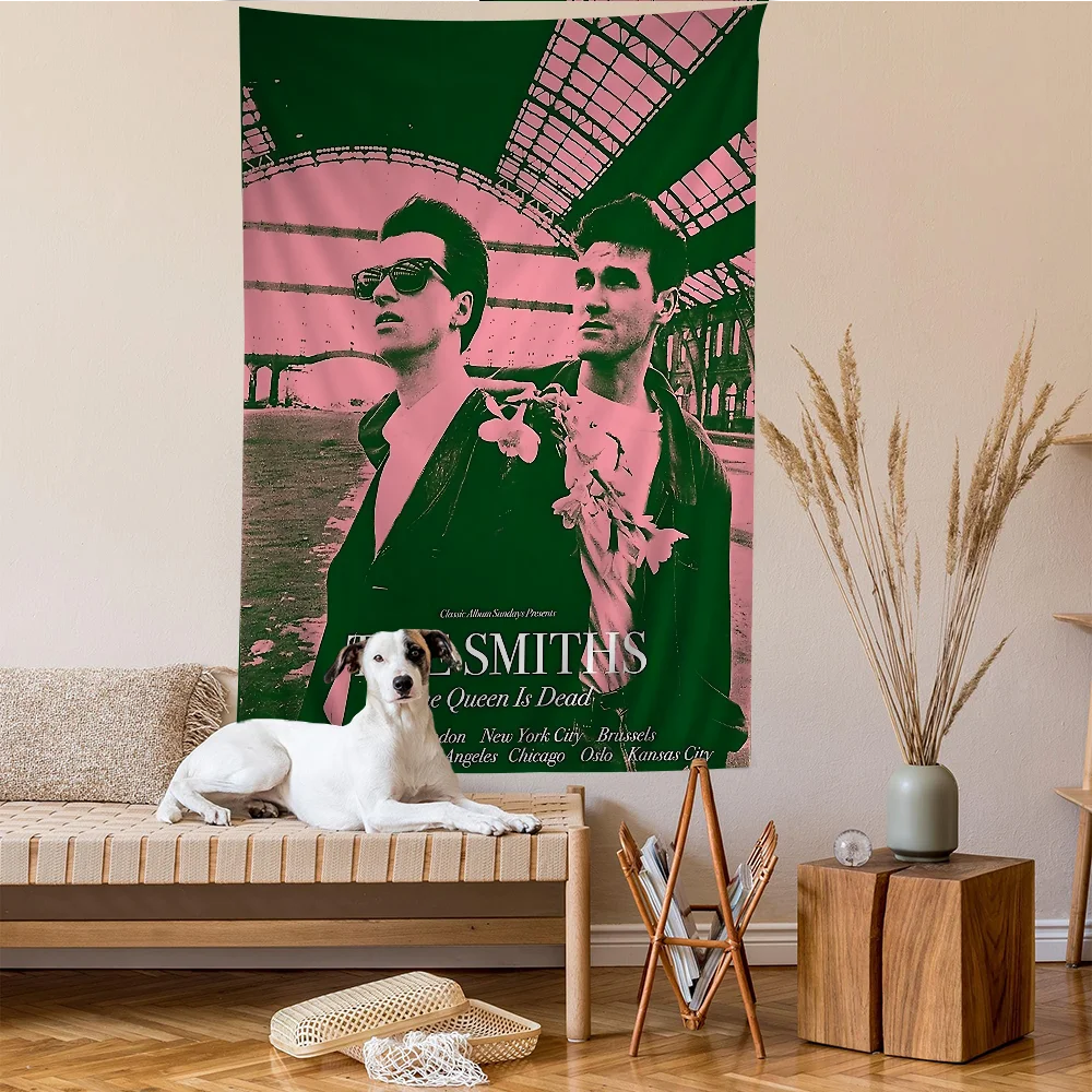 Rock Band T-The S-Smiths DIY Wall Tapestry Hanging Tarot Hippie Wall Rugs Dorm Home Decor