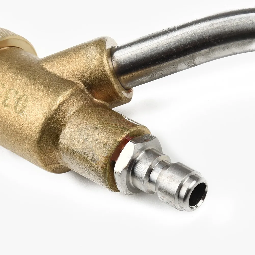 

Convenient Useful Hose Pipe Joint Tubing Washer 1/4 Inch Attachment Connector Copper High Pressure Sand Blasting