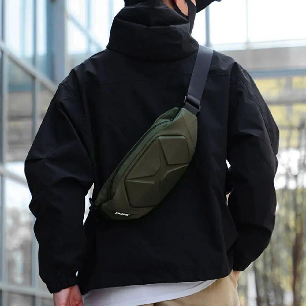 

Practical Waterproof Men's Chest Bag Handbag Large Capacity Sports Shoulder Bag Casual Durable Crossbody Bag Outdoor