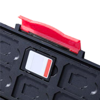 Mini Anti-Shock Waterproof Memory Card Case Multi-Grid Protector Cover For SD TF Cards Large Capacity Storage