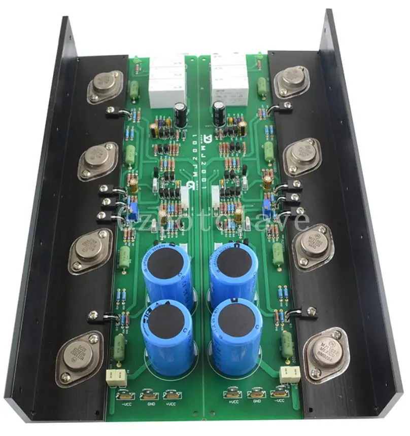 Finished 1 Pair High power 50W pure Class A MJ11032/MJ11033  HIFI rear stage high fidelity power amplifier board