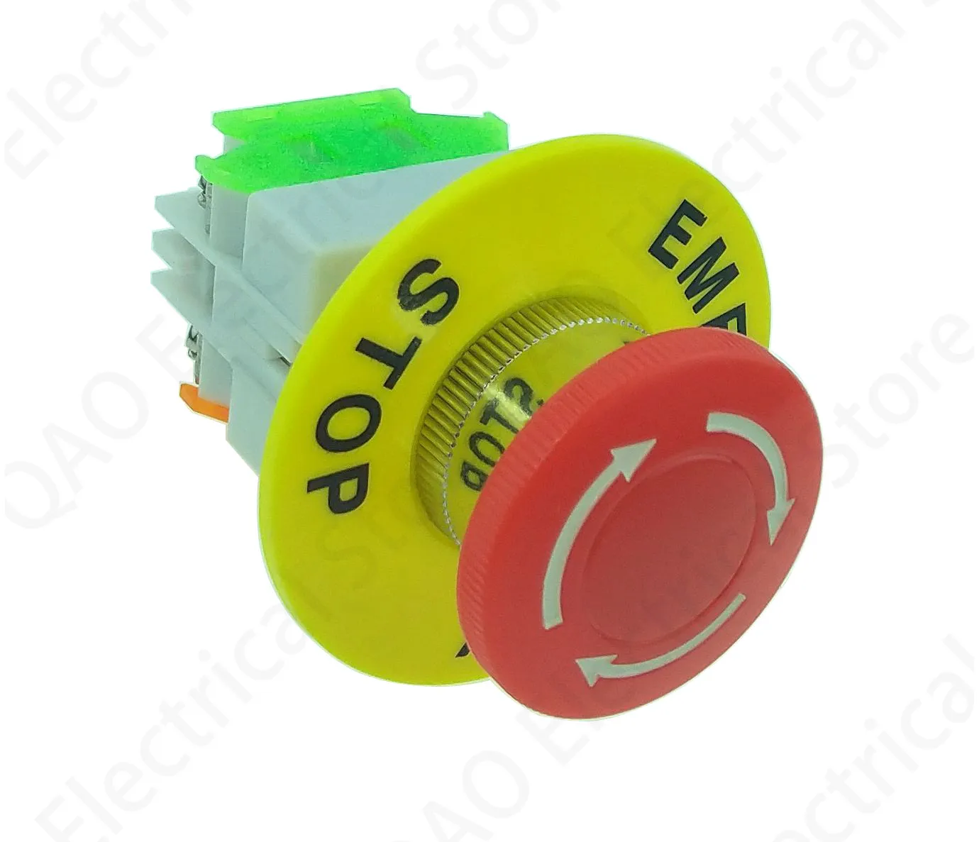 LAY37 غطاء الفطر 1NO 1NC DPST إيقاف الطوارئ مفتاح بـزر دفع التيار المتناوب 660 فولت 10A التبديل معدات رفع مصعد الإغلاق قفل ذاتي