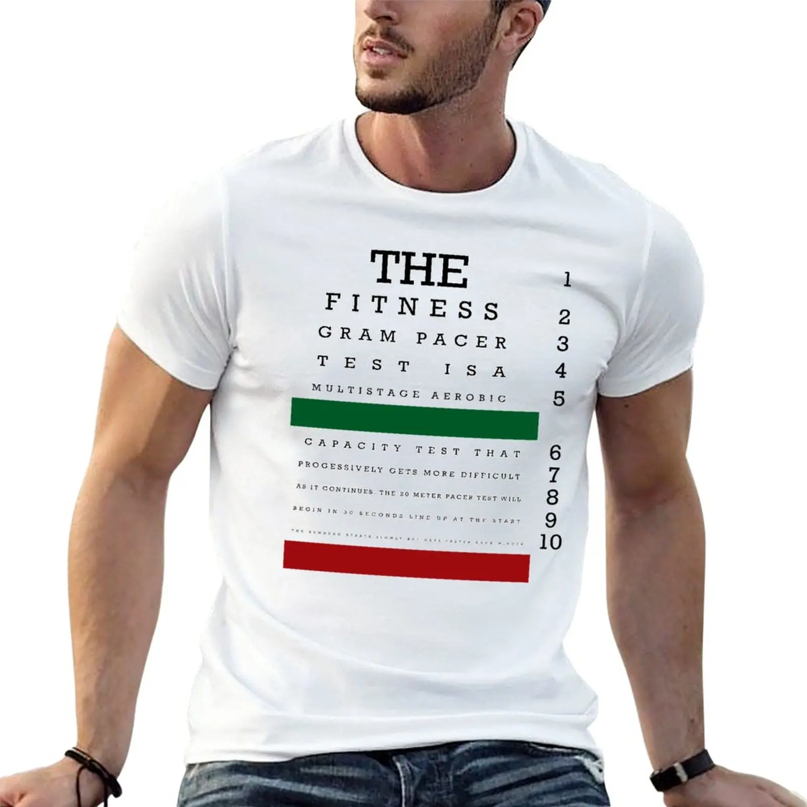 

The fitness gram pacer Test T-Shirt Aesthetic clothing Short sleeve tee plain t-shirt summer top fruit of the loom mens t shirts