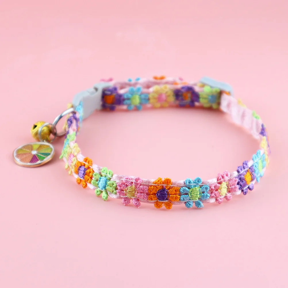 

1pcs Lace Flower Pet Collar Adjustable Colorful Comfortable Washable For Cats Dogs Kittens Puppies Daily Party Outdoor