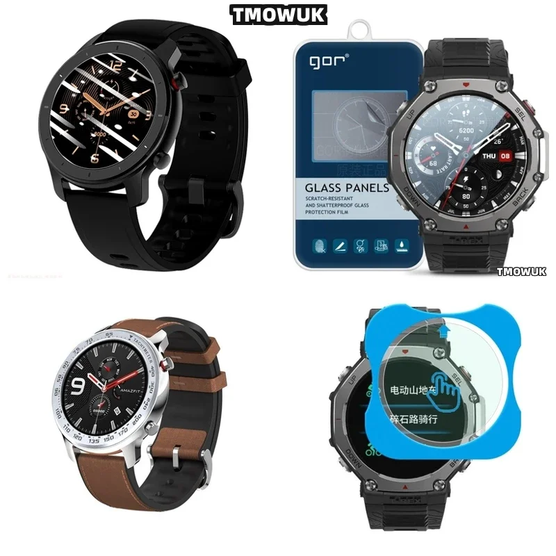 ​ ​ Для Amazfit GTR 42 47mm T Rex 2 3 T-Rex Pro 3 Ultra – кристально прозрачная защитная пленка для экрана, защита от ударов ​ ​