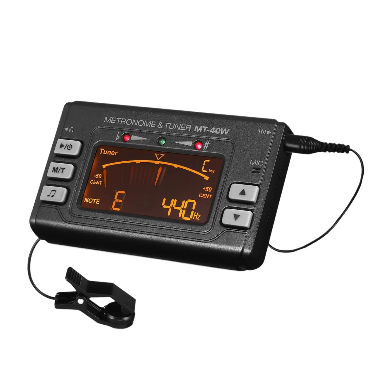 Adjustable Volume Electronic Metronome Tuner 3 in 1 with Rhythm Patterns for Guzheng and Piano Tuner Kit