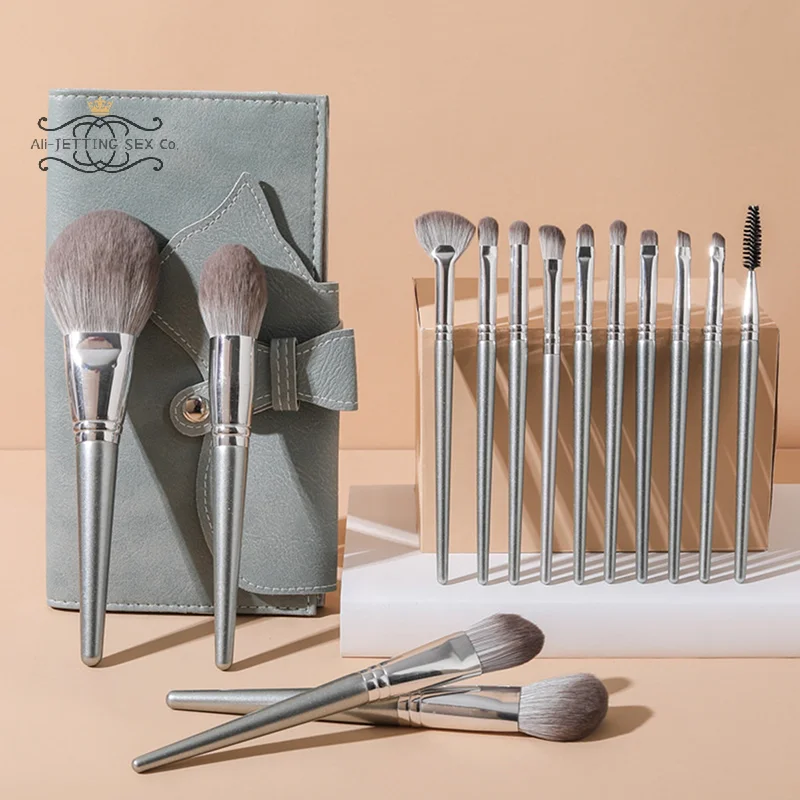 

14Pcs Makeup Brushes Soft Set Face Eyes Make Up Brush Eyeshadow Brush Eyebrow Highlight Lips Brush Multifunctional Beginner