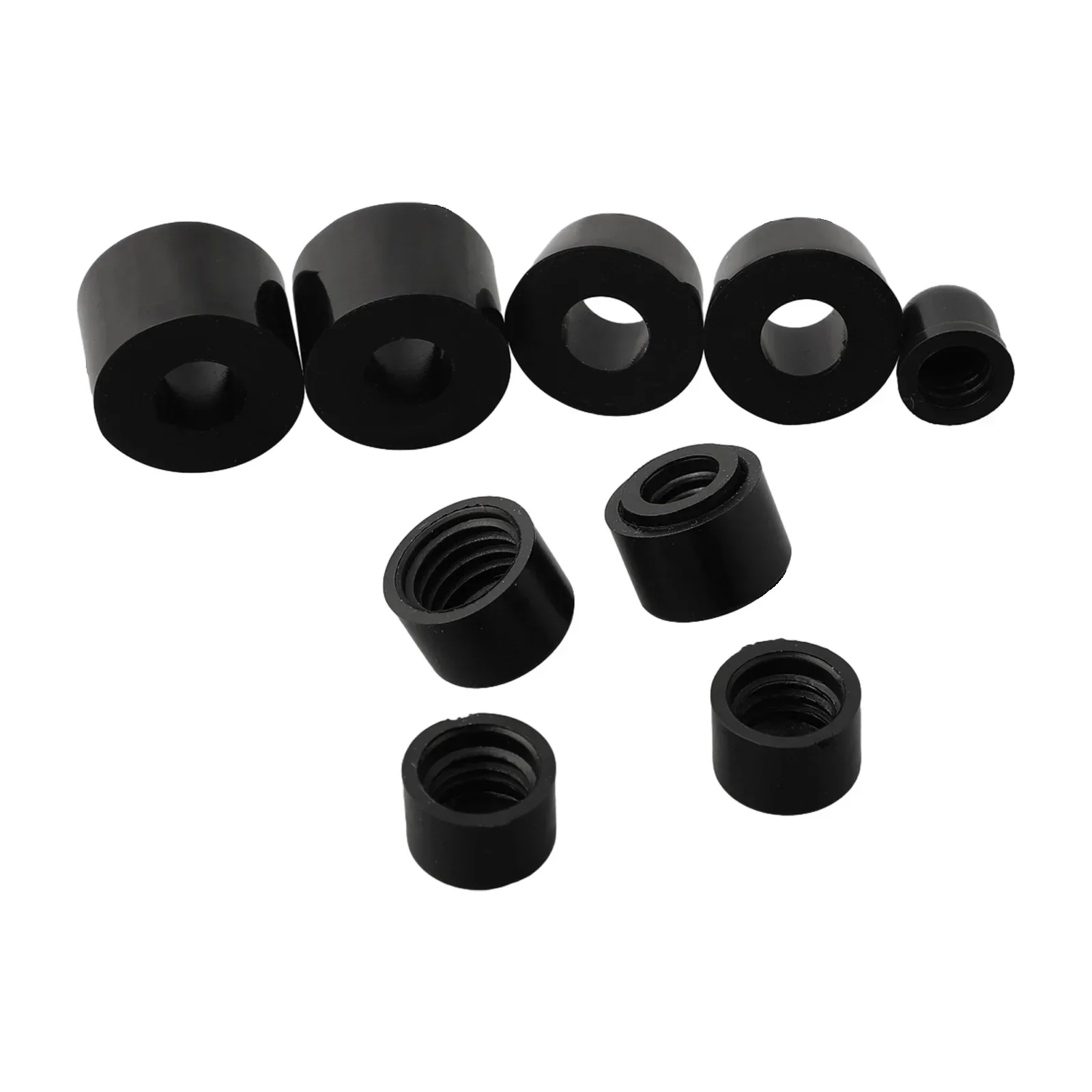 10 Uds. Bujes para monopatín y camión, bujes para amortiguador de PU para Longboard, arandelas, tazas pivotantes, accesorios para monopatín y patinete al aire libre