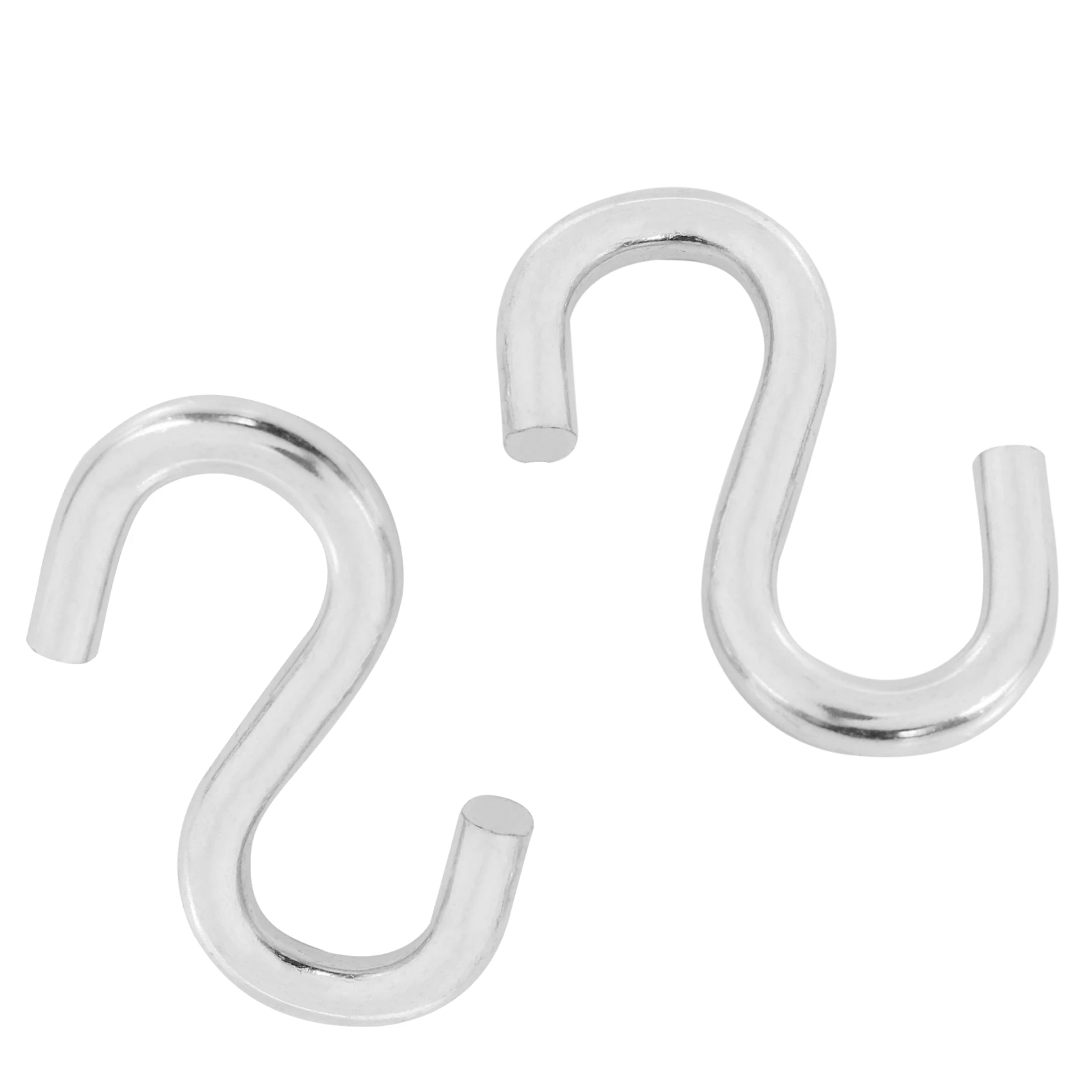 2-pack Heavy-Duty S Shaped Hooks Hammock S Hooks Utility Hooks, 3-Inch Long