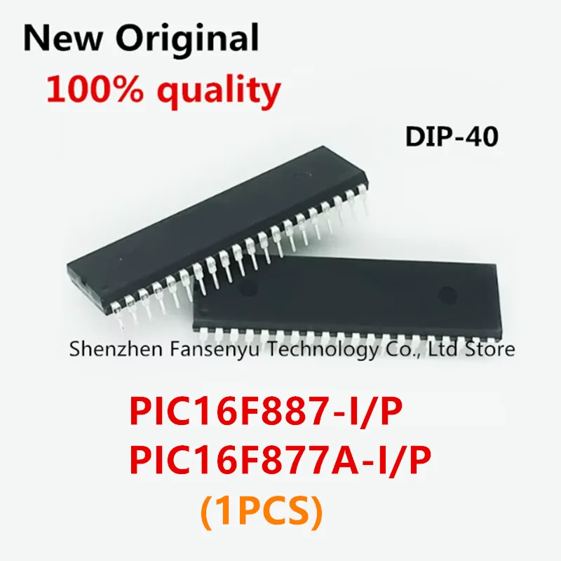 (1piece)100% New PIC16F887-I/P PIC16F877A-I/P PIC16F887 PIC16F877A DIP40