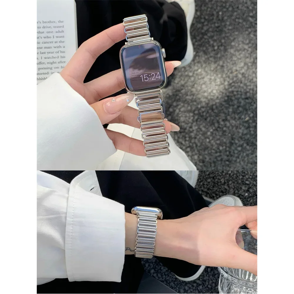 

Ремешок из нержавеющей стали для Apple Watch s8/7/6/5/4/3/2/SE