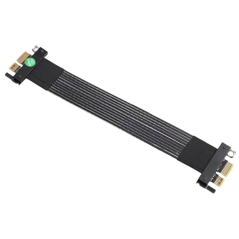 Reliable-Pcie 5.0 X1 To X1 Riser Cable Female-To-Female LAN Sound Network Card 15Cm Male To Male,Pcie 5.0 X1 To X1 Riser Cable