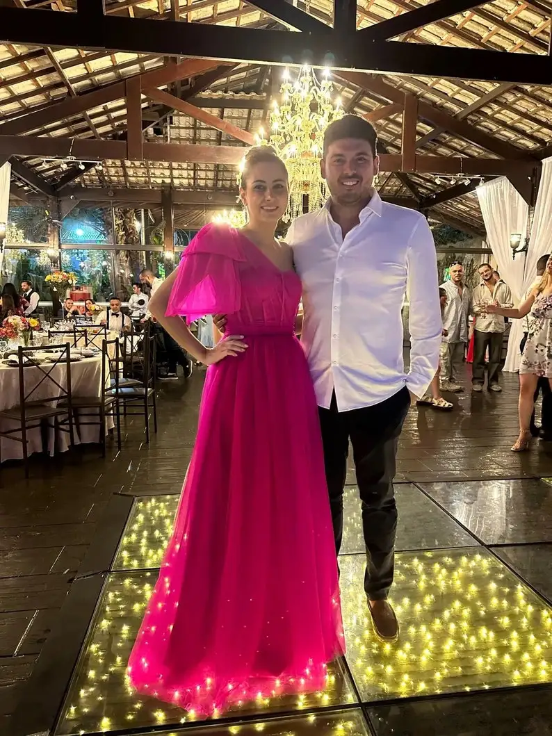 Vestidos de novia verdes elegantes con un hombro, corte en A, vestido de fiesta para niñas africanas, vestido Formal de fiesta de boda personalizado