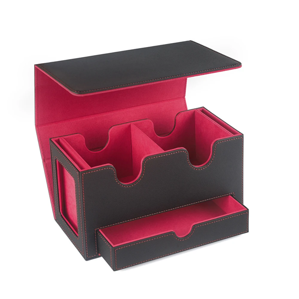Exquisites Fenster, große Box mit Kapazität, Karten-Aufbewahrungsbox, Spielzeug-Spiel-Karten-Aufbewahrungs-Sammelbox, passend für Yugion-Karten – Detail 13