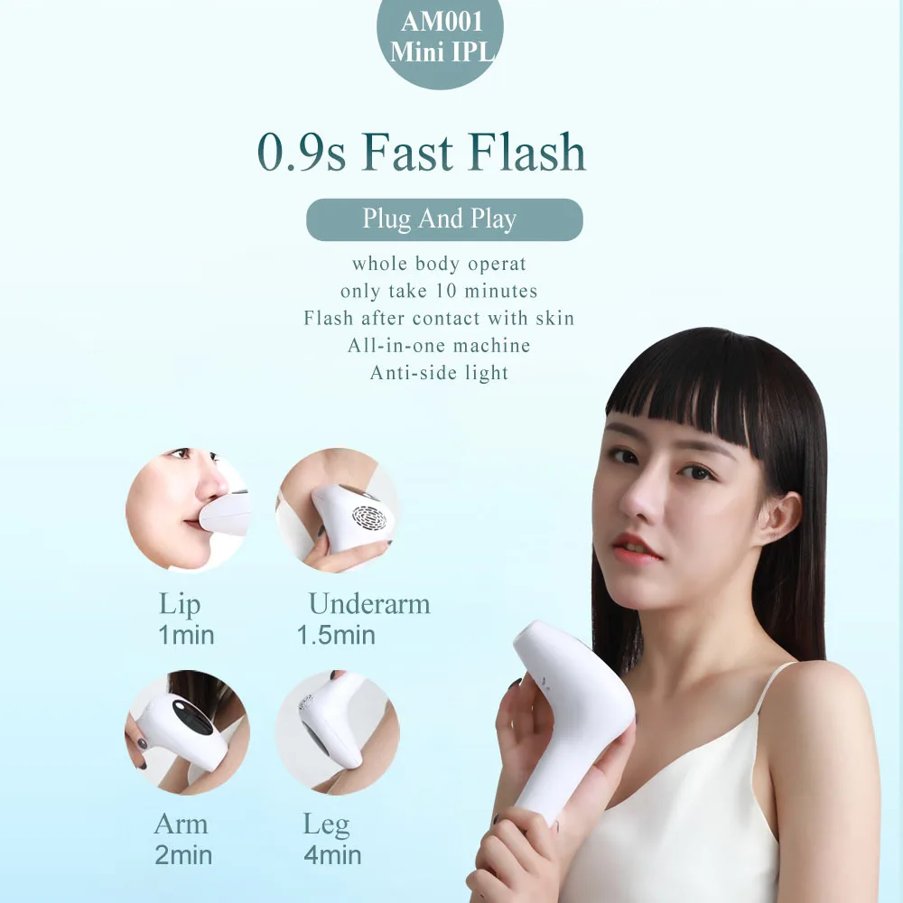 New Hair Removal Flashes Laser Epilator Painless IPL Photoepilator Hair Removal depiladora Permanent LCD Display Epilator