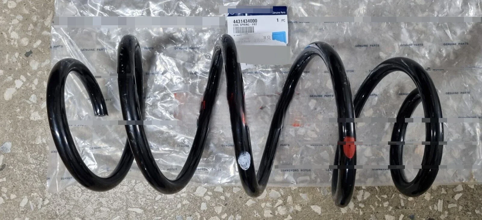 2PCS Front Coil Spring #4431434000 Pair for Ssangyong KORANDO