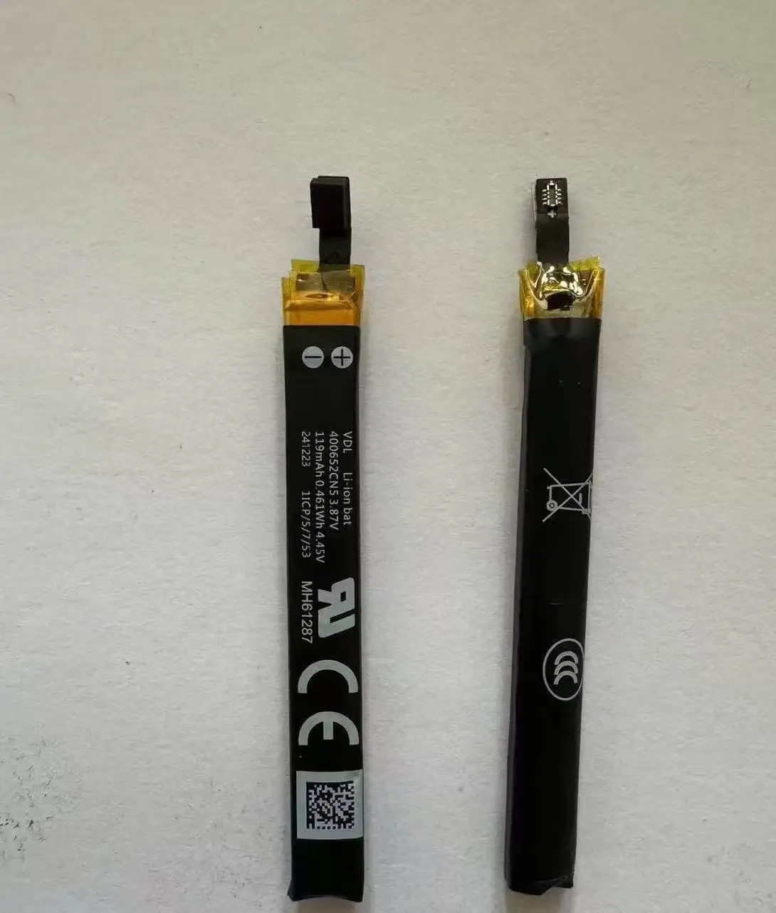 

new for VDL Li-ion bat 400652CN5 3.87V 119mAh，4.45Wh Electronic pen battery