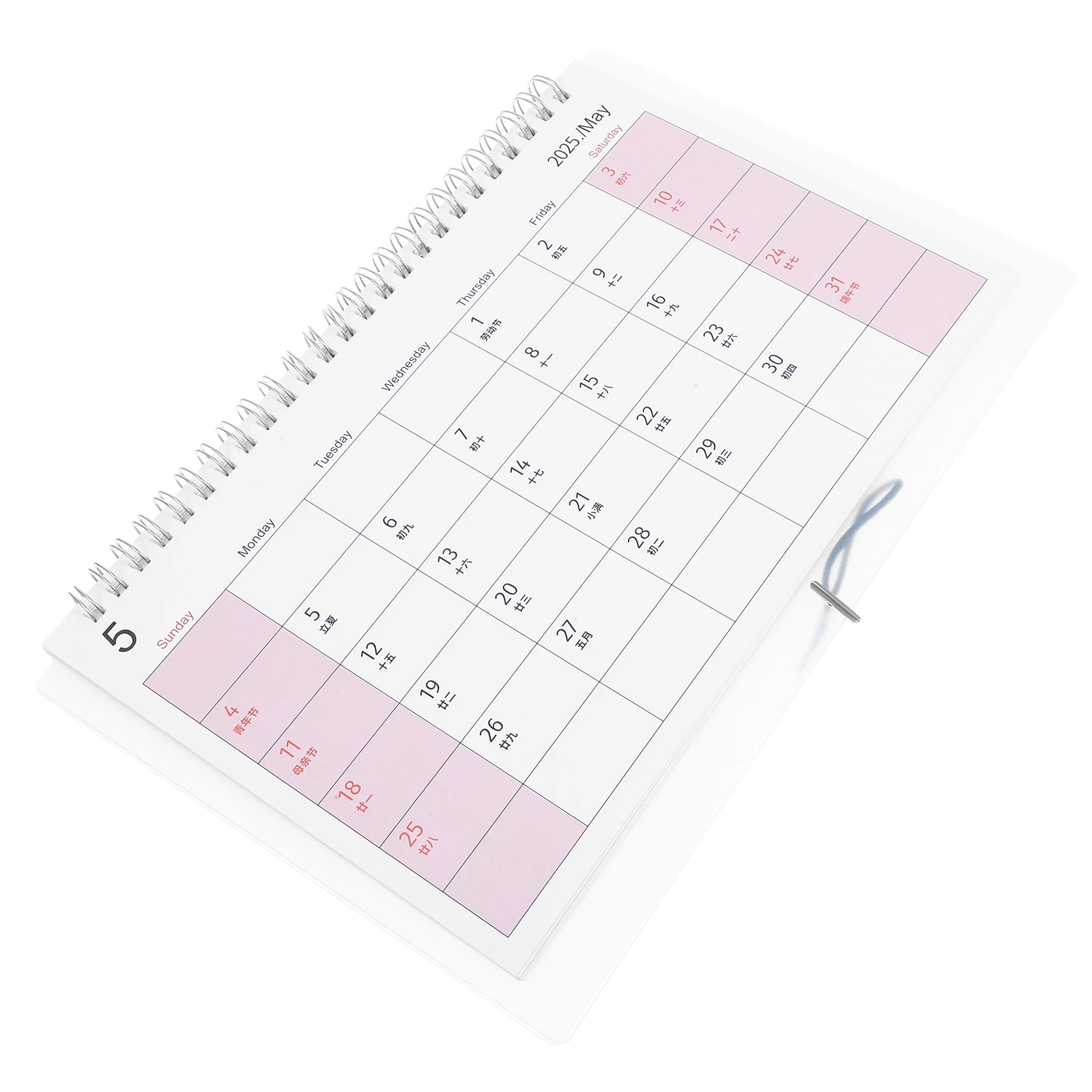 

2025 Desktop Calendar Standing Table Decorative Desk Planner Large Monthly Schedule Office Organizer Simple Easel Calendar