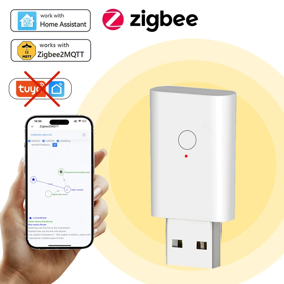 Répéteur de Signal Tuya ZigBee, amplificateur de Signal, extension USB pour application Smart Life Tuya, fonctionne avec les appareils pour maison intelligente ZigBee Gateway
