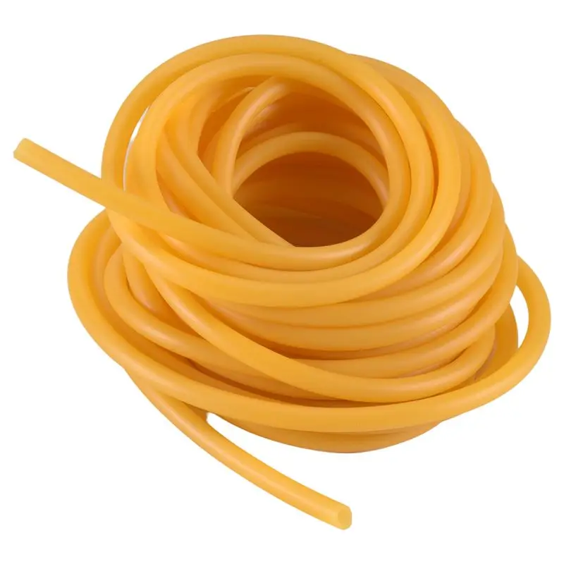 

B52C Natural Latex Rubber Tube 33Ft Elastic Industrial Rubber Tubing For Home Laboratory 6Mm X 9Mm