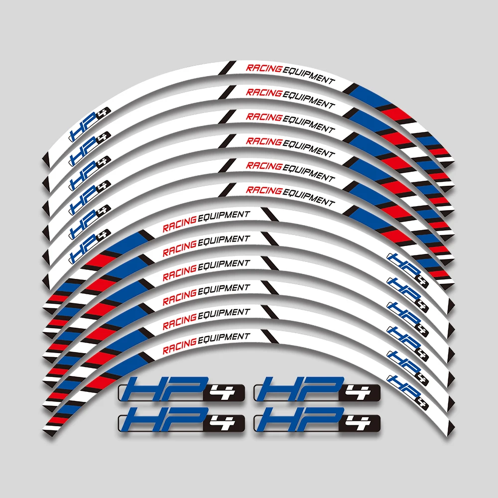 Motorcycle Accessories Rim Wheels Stickers Reflective Stripe Decorate Decals For BMW HP4 HP6 hp 4 6 S1000RR S 1000RR s 1000 rr