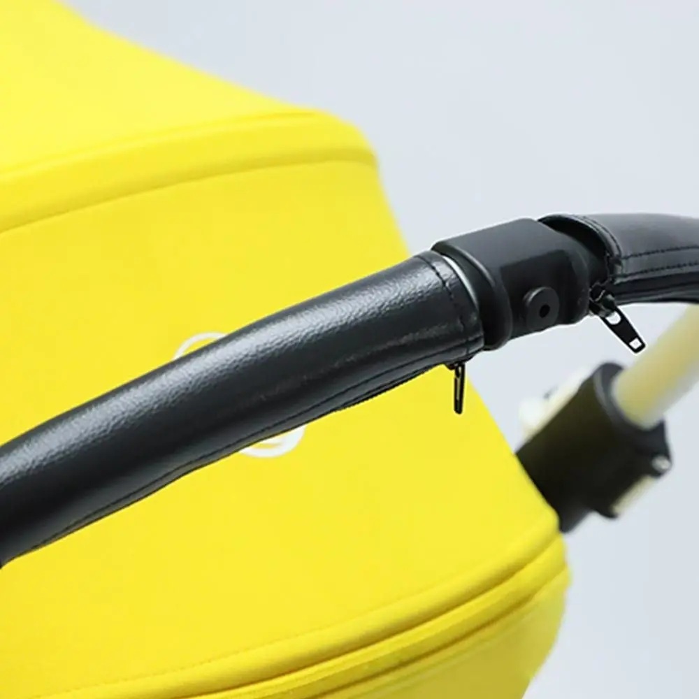 

Zipper Handle Protective Cases Stroller Handle Cover Pushchair Armrest Protector PU Leather Handle Covers Baby Car Cart Cover