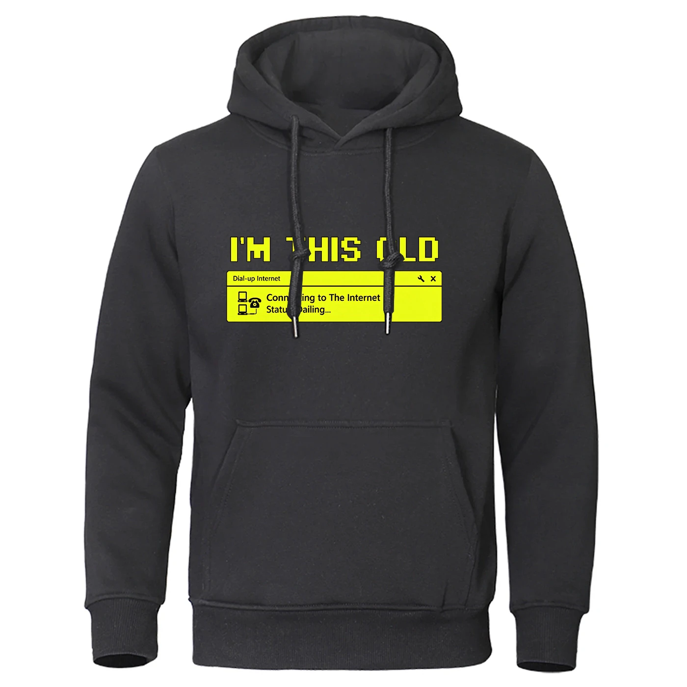 Computer 90s Programmer PC Nerd Geek  Men's New Hoodies Long Sleeve Sweatshirt Zipper Design Hooded Sweatshirt for Men Jacket