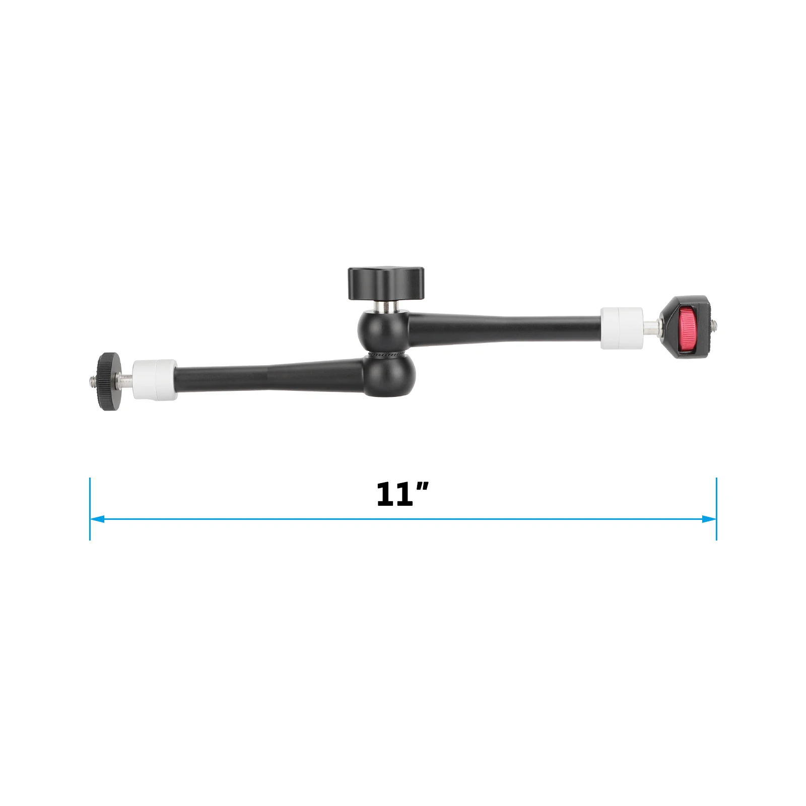 Braço mágico articulado CAMVATE de 11 polegadas com 360 ajustável °   Cabeças esféricas de rotação em ambas as extremidades suportam braço de extensão de luz do monitor