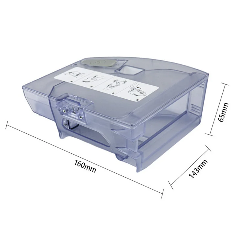 Para roborock q7 max q7 max + t8 peças de reposição caixa lixo tanque água caixa pó aspirador peças acessórios