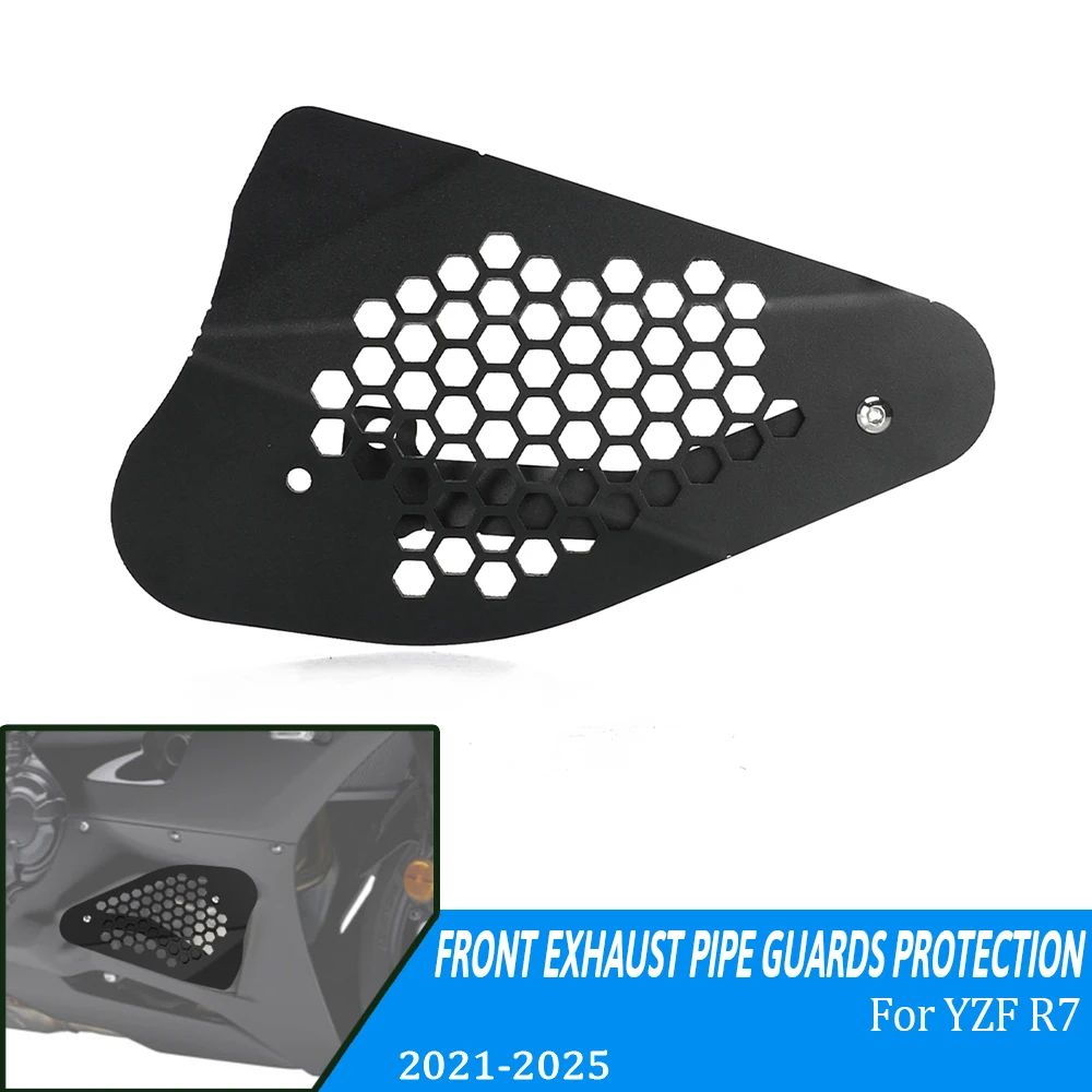 

Motorcycle Accessories Front Exhaust pipe Guards Protection Cover Muffler Guard For Yamaha YZFR7 YZF R7 2021 2022 2023 2024 2025