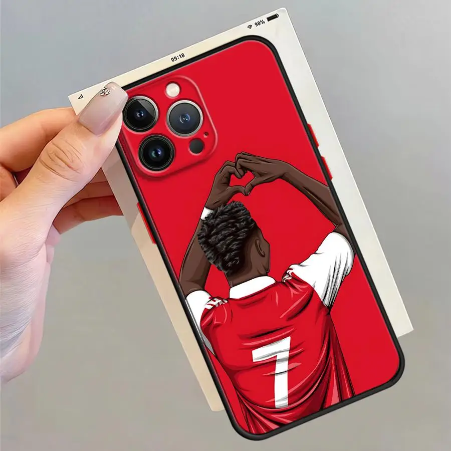 حافظة لهاتف آيفون 16e 13 Mini 14 12 11 XS 7 8 15 Plus X 16 Pro Max