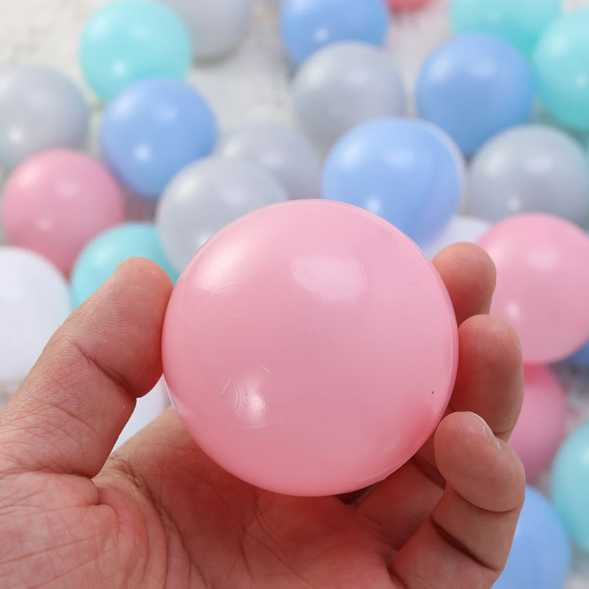 Jouets éducatifs de bain 50 pièces, boules d'océan en vrac, jouets en forme d'étoile pour enfants