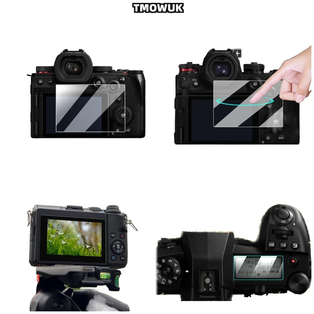 

For Panasonic S1/Lumix S1 Ultra-Thin 9H Tempered Glass LCD Screen Protector Anti-Scratch Camera Film