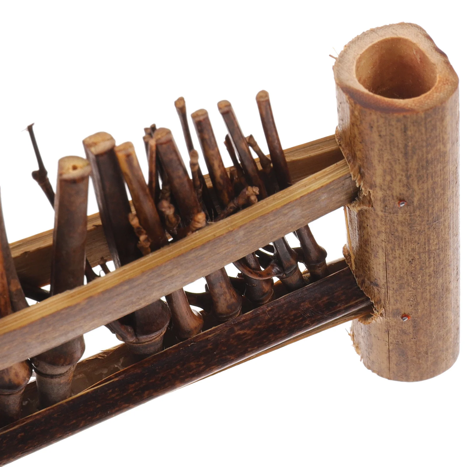 

Small Bamboo Fence Decor, Micro Landscape Fence Model, Handcraft Accessory, Mini Garden Ornament For Bonsai, Tea Ceremony,