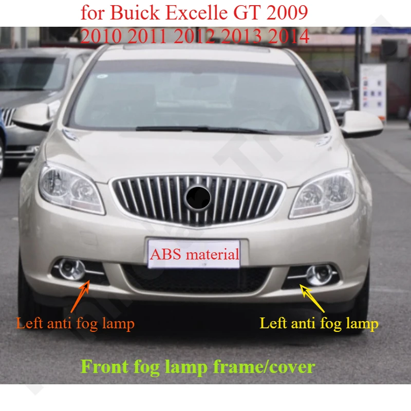 

for Buick Excelle GT 2009 2010 2011 2012 2013 2014 Front anti fog lamp frame/fog lamp cover plate