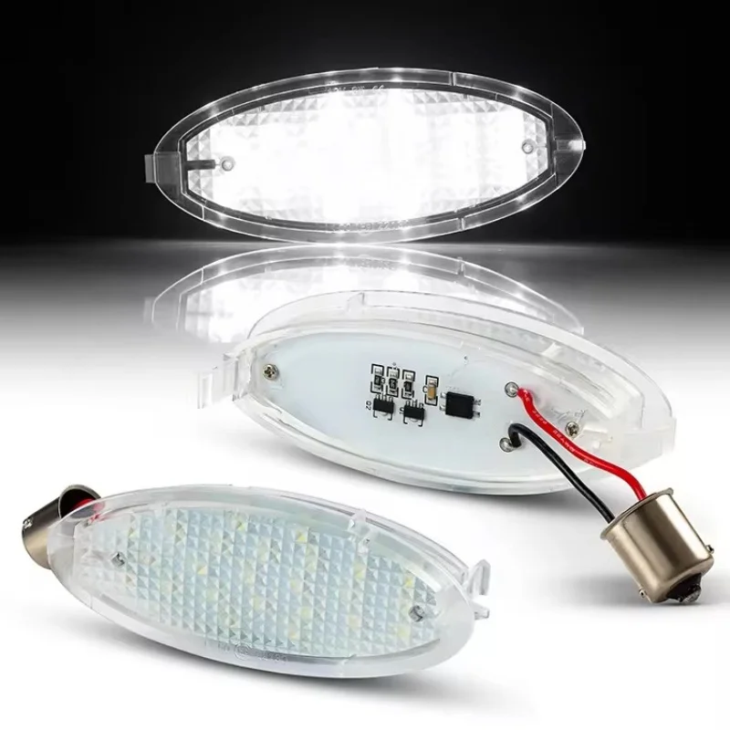 2 uds lámparas de números para Opel Astra F hatchback Corsa B Vectra B Astra Classic Corsa A-B Zafira-A luz LED de matrícula