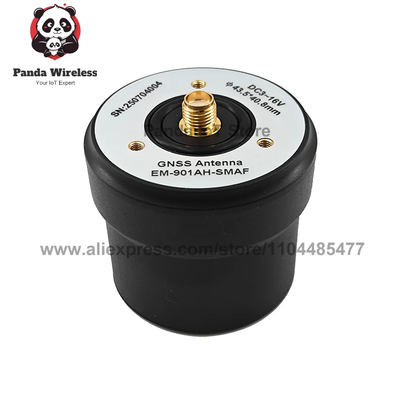رباعي النواة اللولب متعدد الأقمار الصناعية متعدد التردد دوامة EM-901AH-SMAF هوائي GPS BDS GLONASS L-Band نشط الطائرات بدون طيار RTK YDH