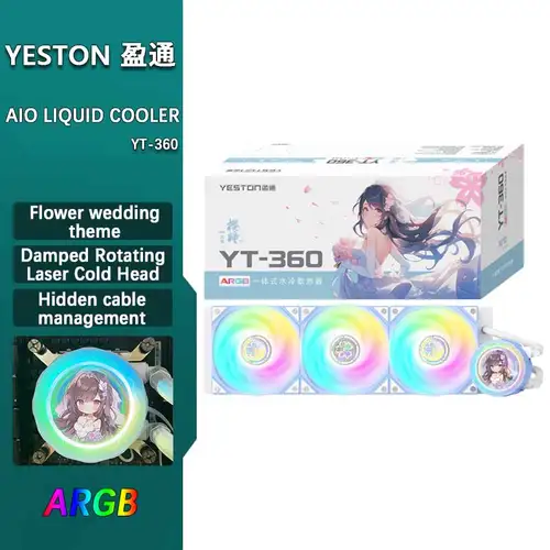 Zeaginal Yeston Yt-360 Cpu Radiador De Refrigeración Por