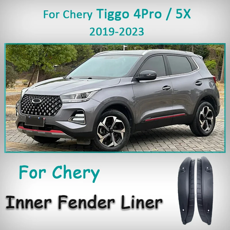 For Chery Tiggo 4 Pro Tiggo 5X 2019 2023 Rear wheel lining mudguard Inner Fender Liner No punching required Stain Auto Parts
