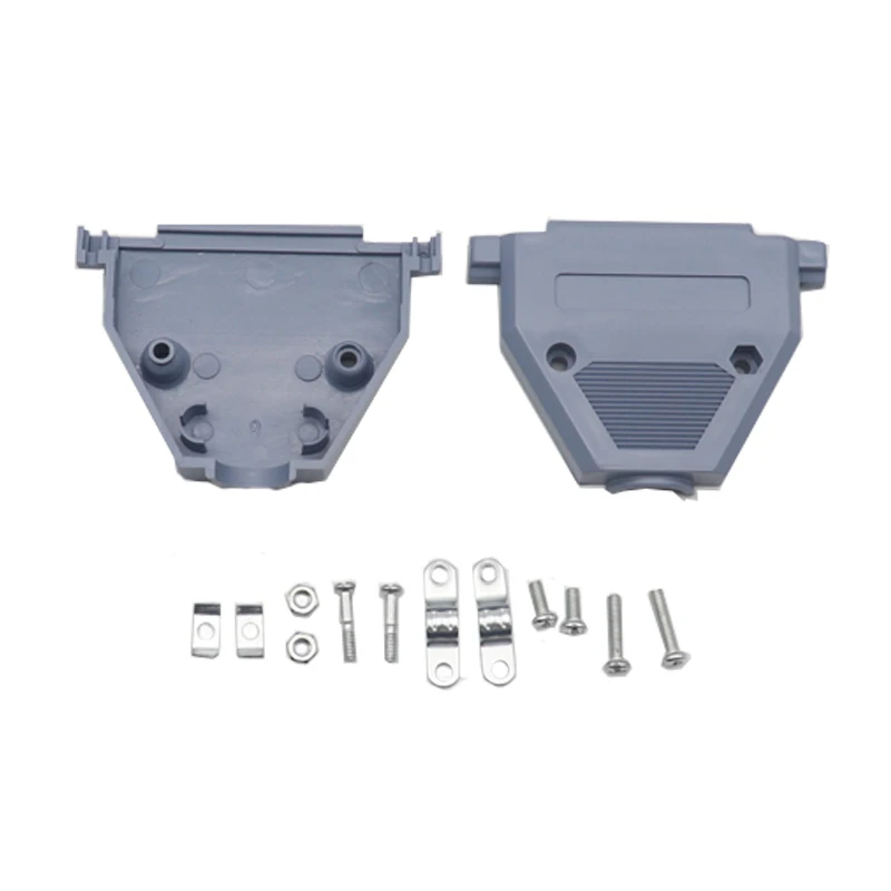 【5Set】DB37 male and female welding connectors, 37 plug, wire-welding type connector, plastic assembly
