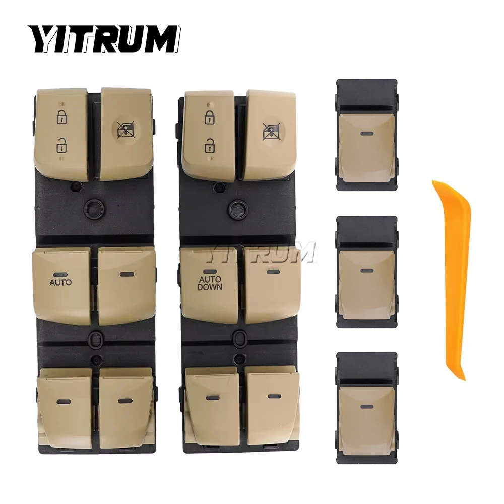 

YITRUM 93580-4V040YDA 93570-4V010 93570-4V000 Window Control Switch For Hyundai Elantra Lang Move 2012 2013 -2016