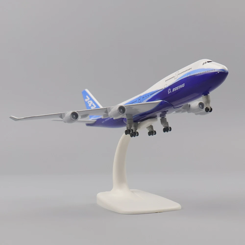 Metalen Vliegtuig Model 20cm1:400 Origineel Model B747 Metalen Replica Legering Materiaal Met Landingsgestel Ornament Speelgoed Jongen Verjaardagscadeau