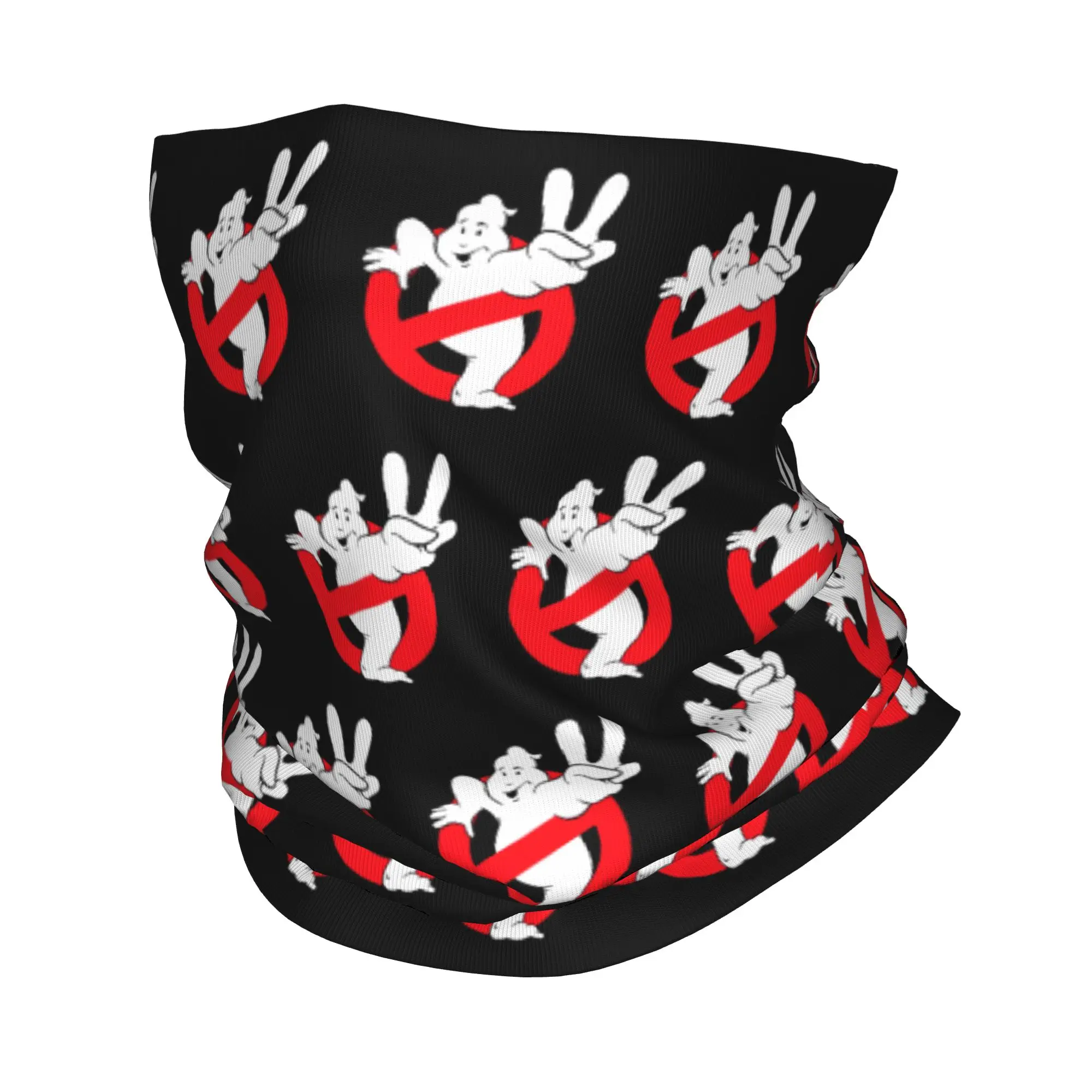 مخصص Ghostbusters باندانا الرقبة الجراب للمشي لمسافات طويلة الدراجات الرجال النساء التفاف وشاح مغامرة فيلم بالاكلافا دفئا