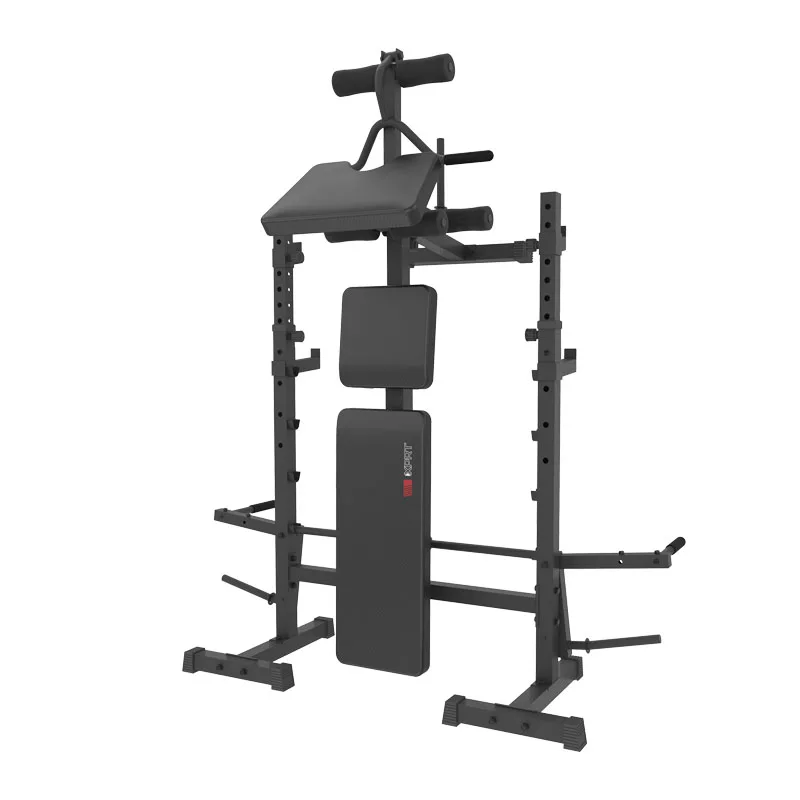 Adjustable Metal Gym Bench Rack Durable Weight Lifting Sit-Up Exercise Bench Foldable Feature For Strength Training Workouts